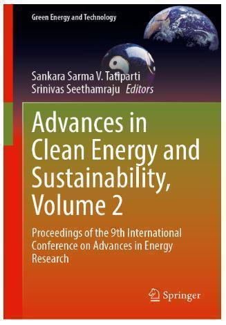 Advances in Clean Energy and Sustainability, Volume 2 - CLNZ Books