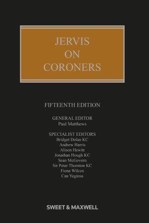 Jervis on Coroners 15th ed - CLNZ Books