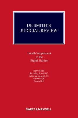 De Smith's Judicial Review 8th ed: 4th Supplement - CLNZ Books