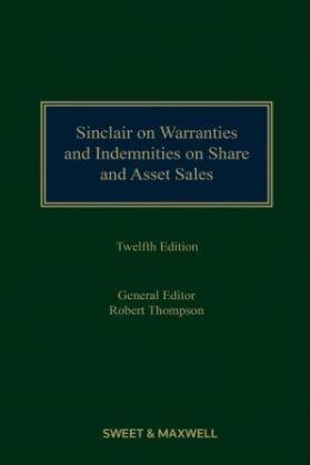 Sinclair on Warranties and Indemnities on Share and Asset Sales 12th ed - CLNZ Books 