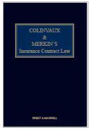 Colinvaux and Merkin's Insurance Contract Law (Subscription) 3 Volumes - CLNZ Books 