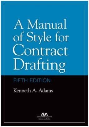 A Manual of Style for Contract Drafting 5th ed - CLNZ Books 