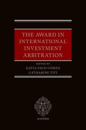 The Award in International Investment Arbitration - CLNZ Books 