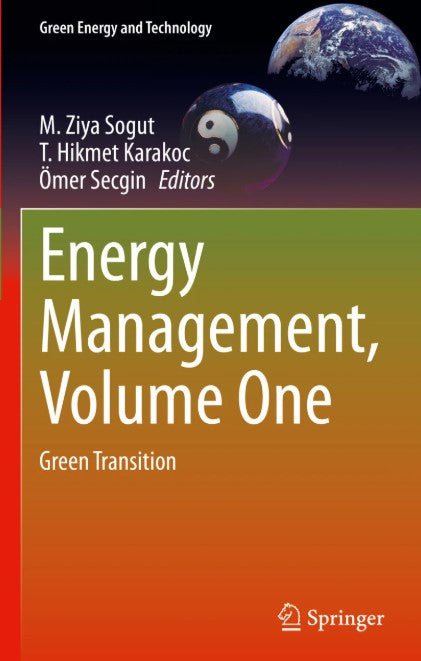 Book cover of 'Energy Management, Volume One' with a gradient design and Springer logo.