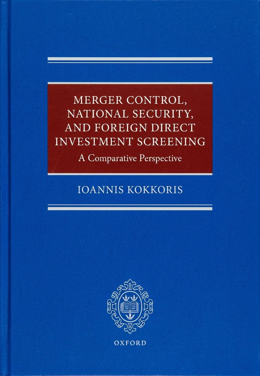 A hardcover book with a solid blue cover, featuring a dark red rectangular title block with white text. The author's name, Ioannis Kokoris, is printed below the title, and the white Oxford University Press crest and name are visible near the bottom.