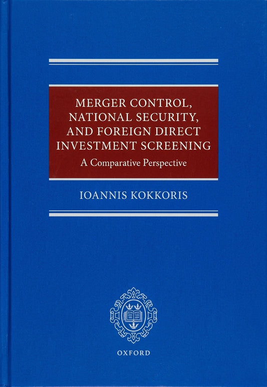 A hardcover book with a solid blue cover, featuring a dark red rectangular title block with white text. The author's name, Ioannis Kokoris, is printed below the title, and the white Oxford University Press crest and name are visible near the bottom.