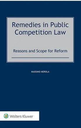 Remedies in Public Competition Law