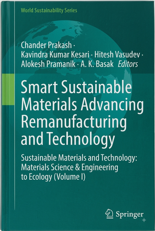 Smart Sustainable Materials Advancing Remanufacturing and Technology Volume I - book cover