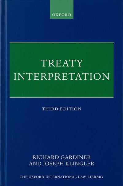 Treaty Interpretation 3rd ed