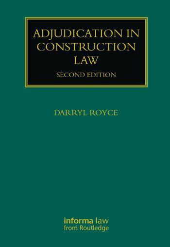 Adjudication in Construction Law 2nd ed - CLNZ Books 